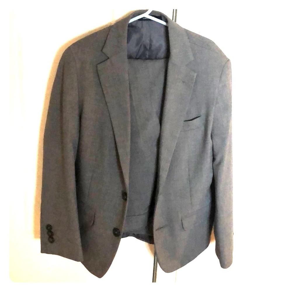 Youth boys grey suit